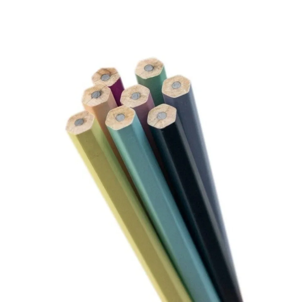 Eccolo Target, Follow Your Phases Pencils, Set of 8, Inspiration Quotes Teacher